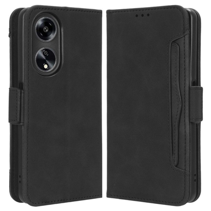 Flip Case Leren Oppo A98 5g Multikaarten