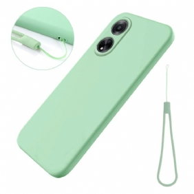 Hoesje Oppo A98 5g Vloeibare Siliconen Band