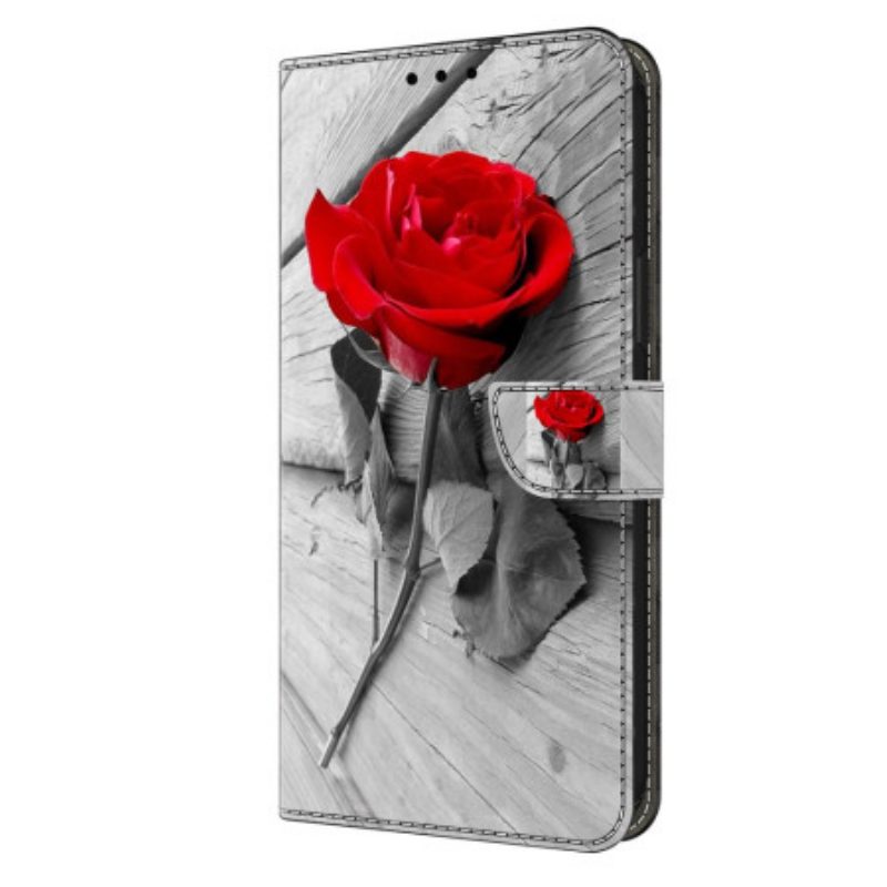 Leren Hoesje Oppo A98 5g Roze Bescherming Hoesje