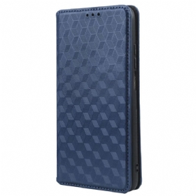 Bescherming Hoesje voor Vivo Y16 Folio-hoesje 3d Textuur