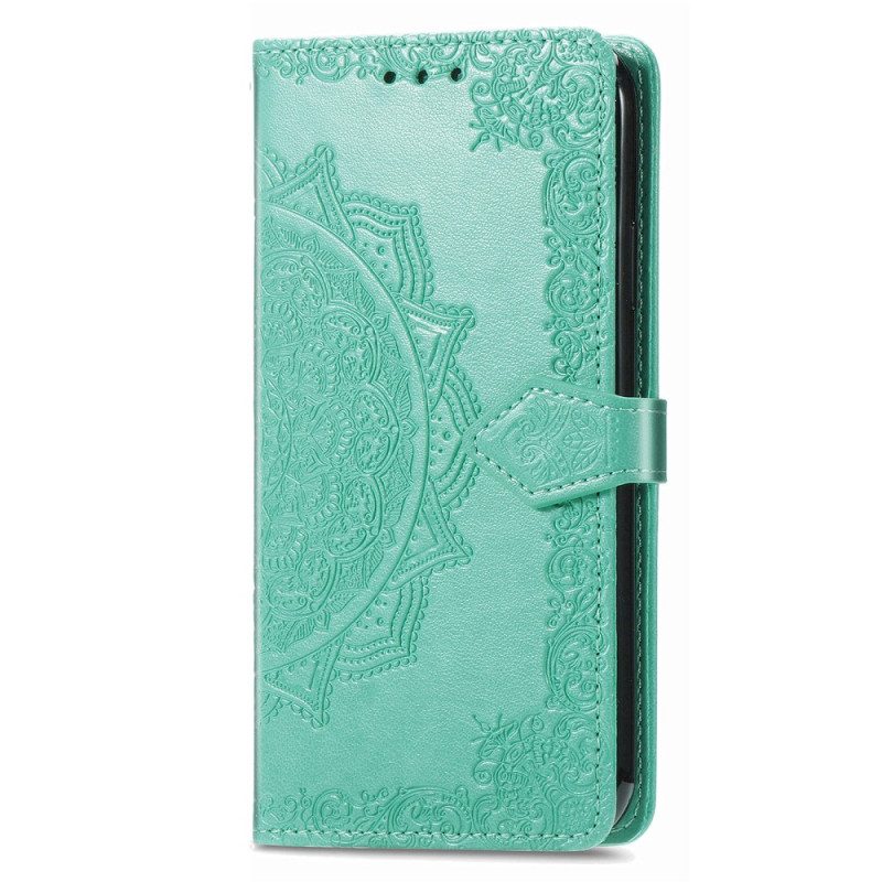 Leren Hoesje voor Vivo Y16 Barok-mandala