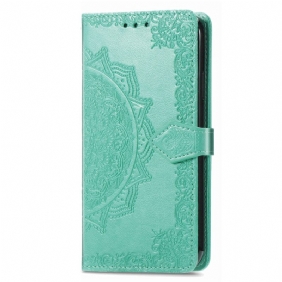 Leren Hoesje voor Vivo Y16 Barok-mandala