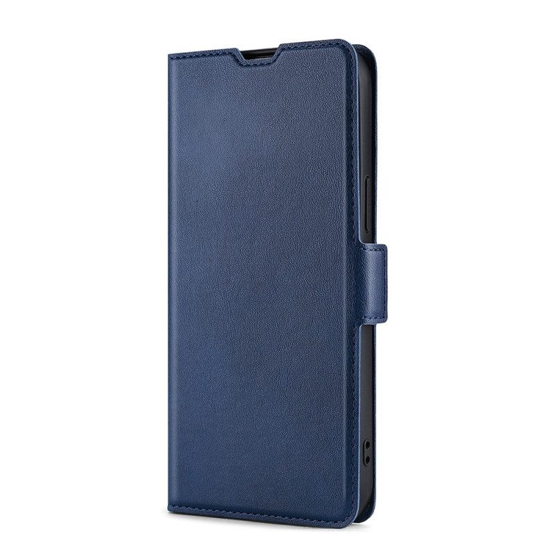 Bescherming Hoesje voor Oppo Find X5 Pro Folio-hoesje Leer-effect