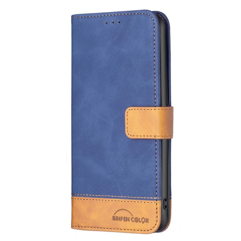 Folio-hoesje voor Oppo Find X5 Pro Vintage Binfen-kleur