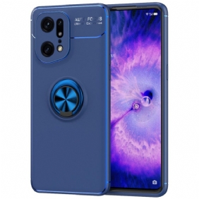 Hoesje voor Oppo Find X5 Pro Roterende Ring