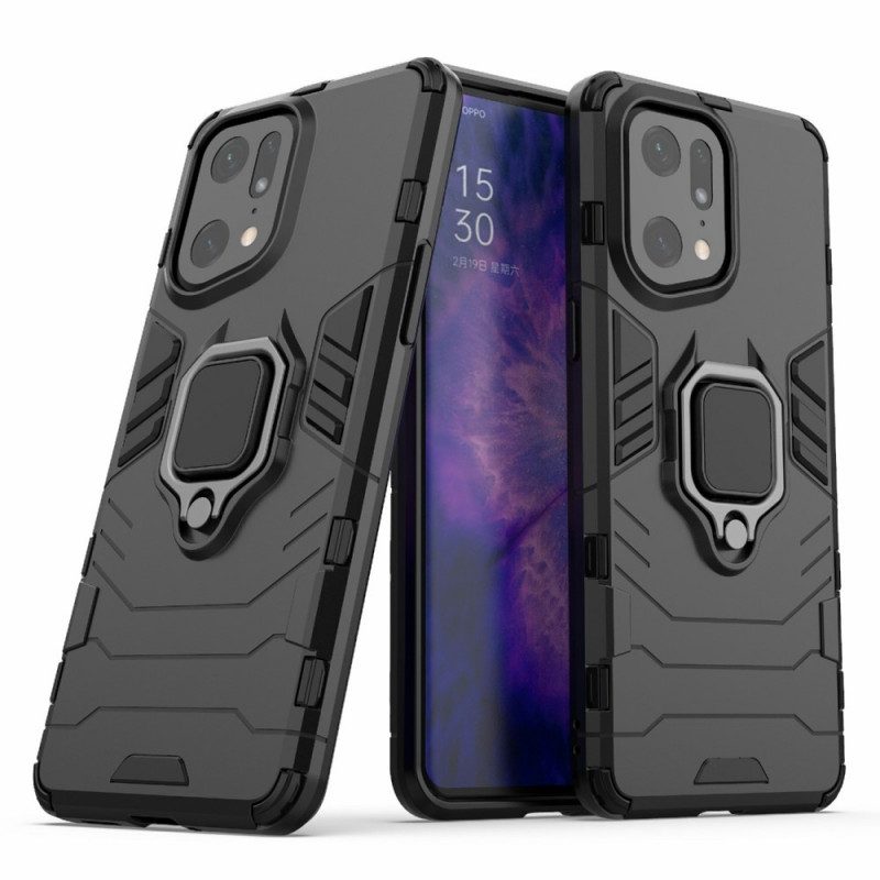 Telefoonhoesje voor Oppo Find X5 Pro Ringbestendig