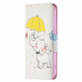 Folio-hoesje voor iPhone 15 Babyolifant