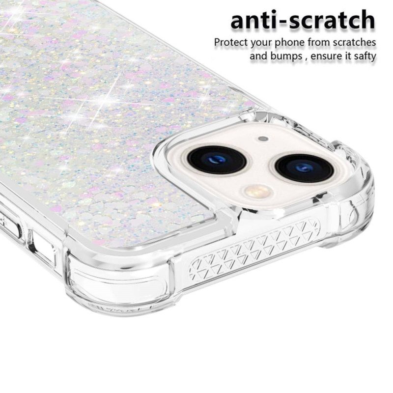 Hoesje voor iPhone 15 Glitters