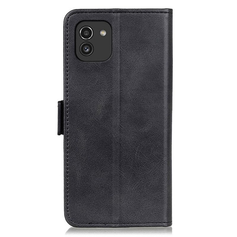 Folio-hoesje voor Samsung Galaxy A03 Flip Case Dubbele Klep