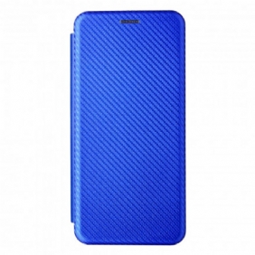 Bescherming Hoesje voor Motorola Edge 20 Lite Folio-hoesje Gekleurde Koolstofsilicone