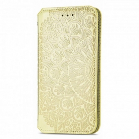 Bescherming Hoesje voor Motorola Edge 20 Lite Folio-hoesje Mandala