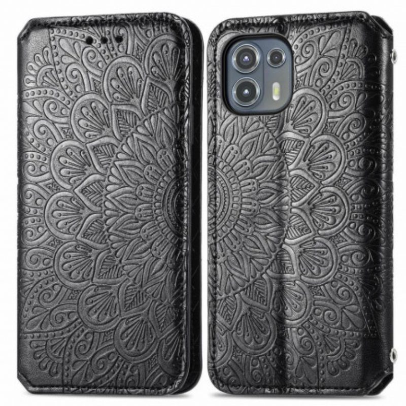 Bescherming Hoesje voor Motorola Edge 20 Lite Folio-hoesje Mandala