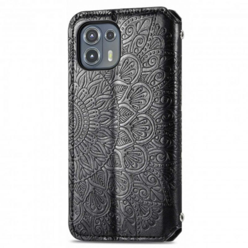 Bescherming Hoesje voor Motorola Edge 20 Lite Folio-hoesje Mandala