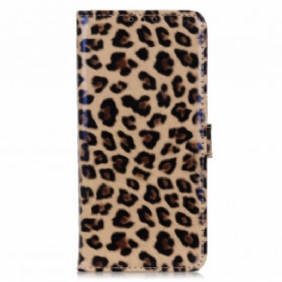 Flip Case voor Motorola Edge 20 Lite Luipaard