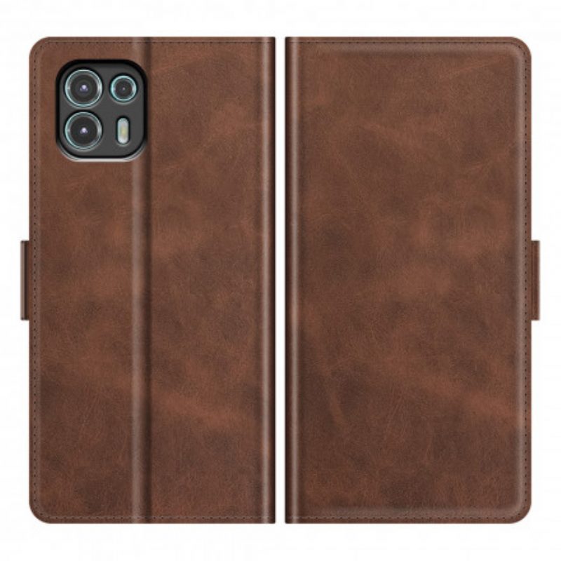 Folio-hoesje voor Motorola Edge 20 Lite Flip Case Klassieke Dubbele Klep