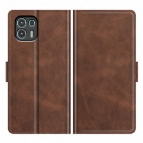 Folio-hoesje voor Motorola Edge 20 Lite Flip Case Klassieke Dubbele Klep