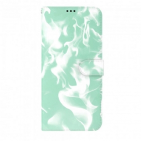 Leren Hoesje voor Motorola Edge 20 Lite Abstract Patroon