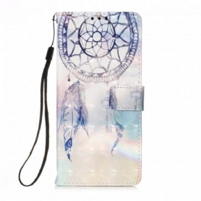 Leren Hoesje voor Motorola Edge 20 Lite Aquarel Dromenvanger