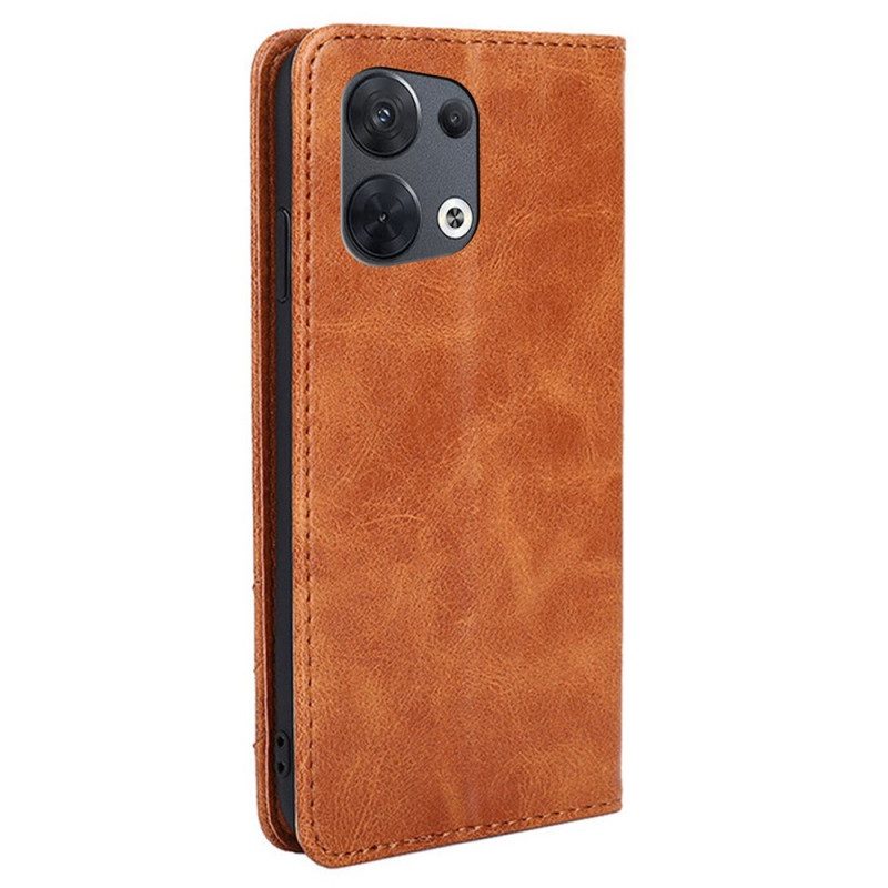 Bescherming Hoesje voor Oppo Reno 8 Folio-hoesje Decoratieve Klinknagels