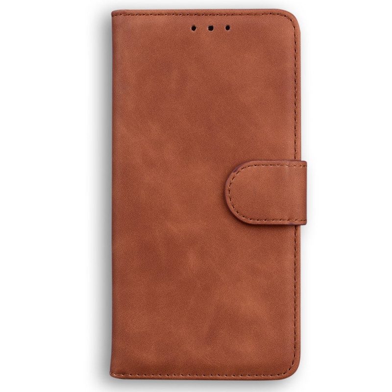 Flip Case voor Oppo Reno 8 Couture-leereffect