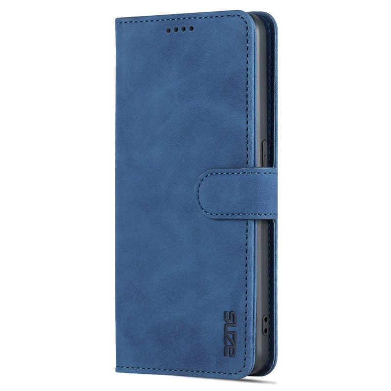 Folio-hoesje voor Oppo Reno 8 Azns Leerstyling