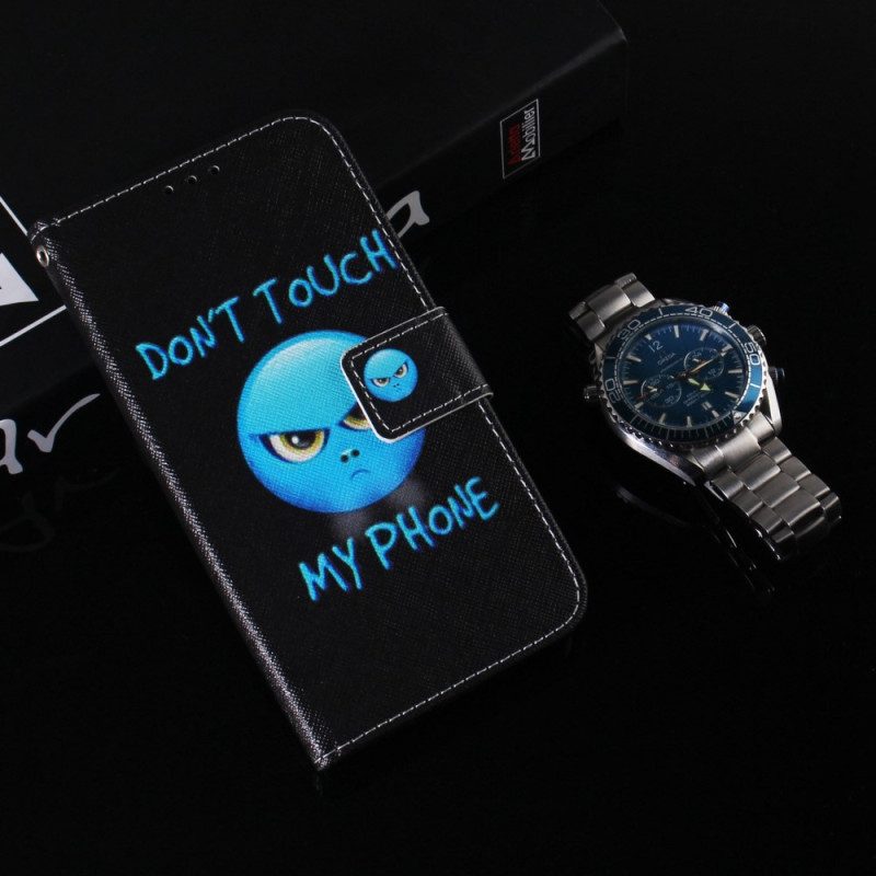 Folio-hoesje voor Oppo Reno 8 Met Ketting Lanyard Emoji-telefoon