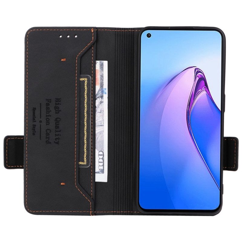 Folio-hoesje voor Oppo Reno 8 Subtiele Elegantie