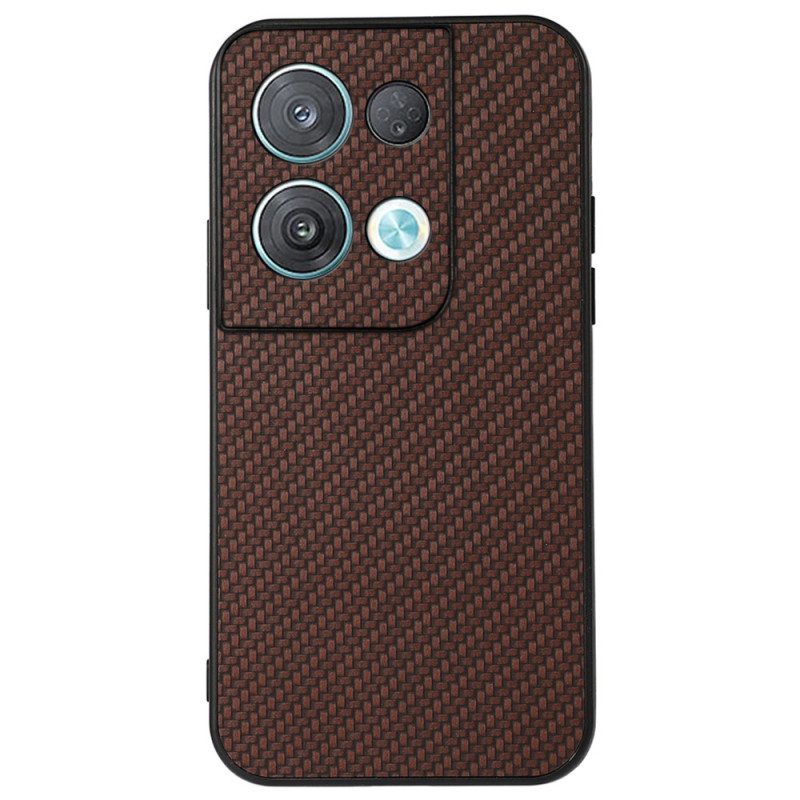 Hoesje voor Oppo Reno 8 Koolstofvezel