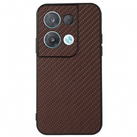 Hoesje voor Oppo Reno 8 Koolstofvezel