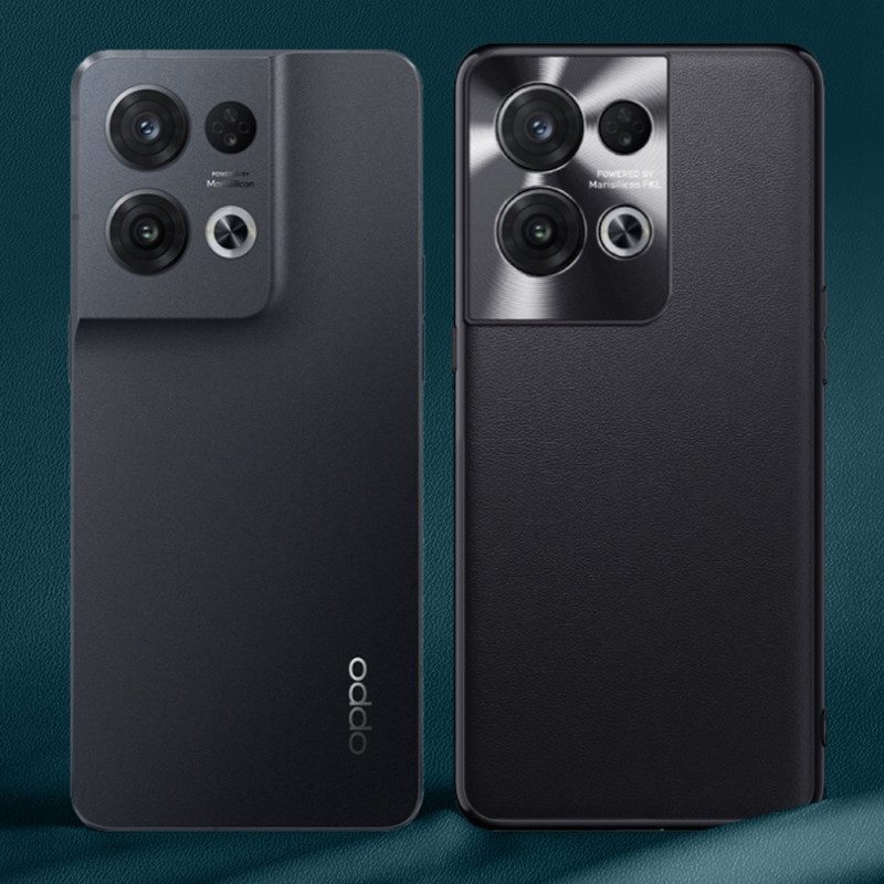 Hoesje voor Oppo Reno 8 Premium Kunstleer