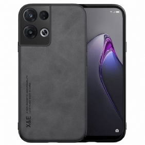 Hoesje voor Oppo Reno 8 X&e Leereffect