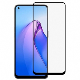 Oppo Reno 8 Screenprotector Van Gehard Glas Zwarte Randen