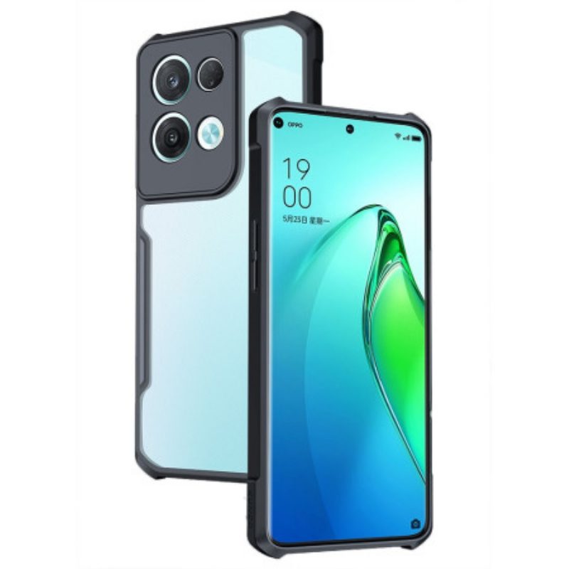 Telefoonhoesje voor Oppo Reno 8 Transparante Hybride