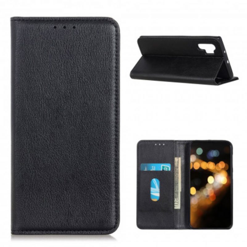 Bescherming Hoesje voor Samsung Galaxy A32 Folio-hoesje Elegantie Split Litchi Leer