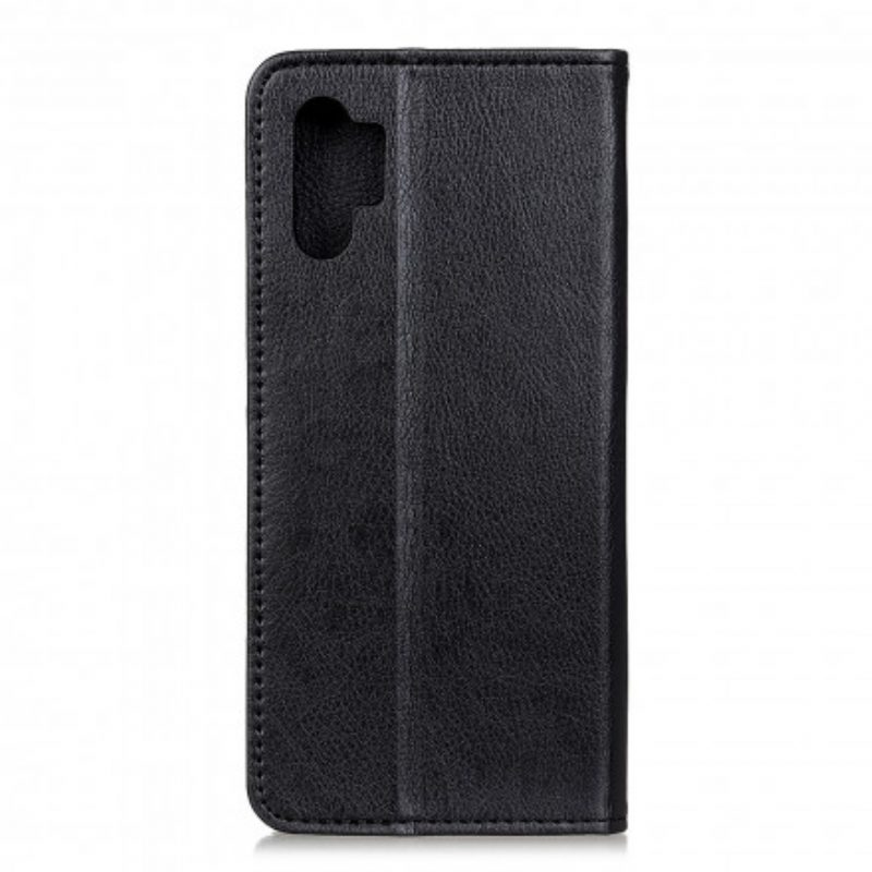 Bescherming Hoesje voor Samsung Galaxy A32 Folio-hoesje Elegantie Split Litchi Leer