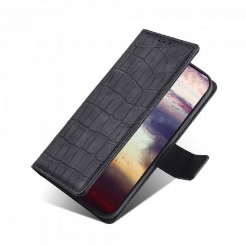 Flip Case voor Samsung Galaxy A32 Krokodillenhuid-effect