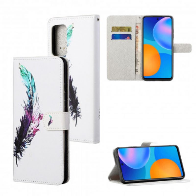 Folio-hoesje voor Samsung Galaxy A32 Met Ketting Veer Met Koord