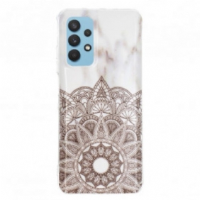 Hoesje voor Samsung Galaxy A32 Gemarmerde Mandala