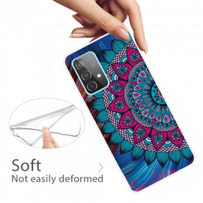 Hoesje voor Samsung Galaxy A32 Kleurrijke Mandala