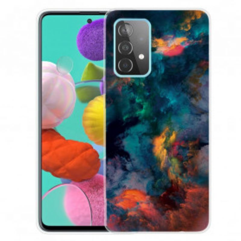 Hoesje voor Samsung Galaxy A32 Kleurrijke Wolken