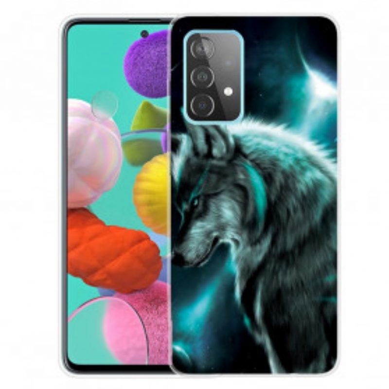 Hoesje voor Samsung Galaxy A32 Koninklijke Wolf