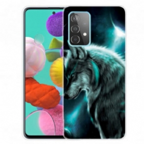 Hoesje voor Samsung Galaxy A32 Koninklijke Wolf