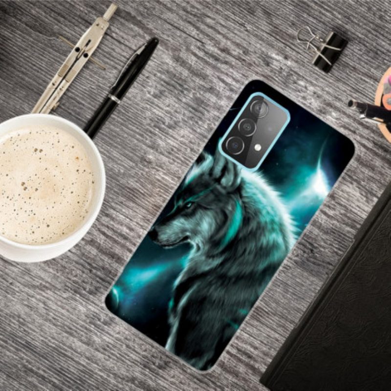 Hoesje voor Samsung Galaxy A32 Koninklijke Wolf