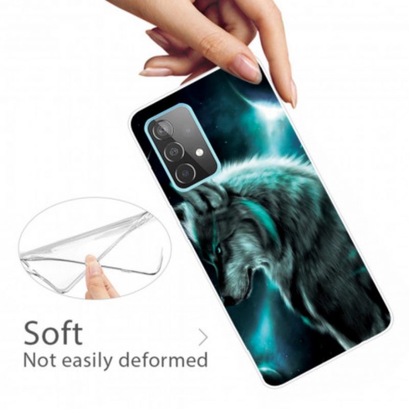 Hoesje voor Samsung Galaxy A32 Koninklijke Wolf