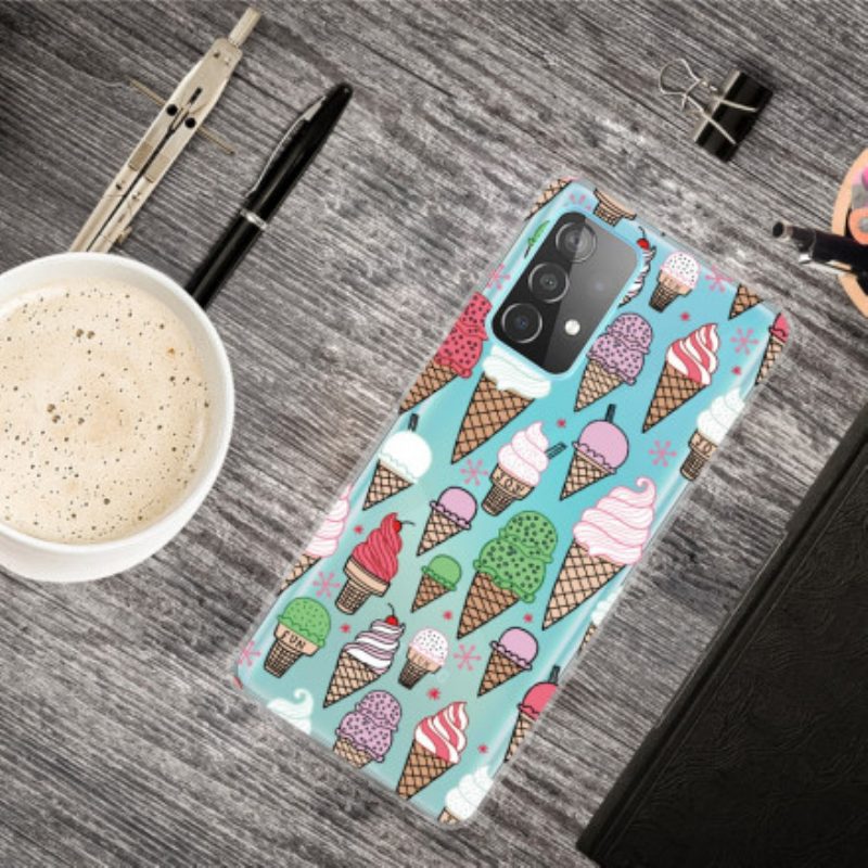 Hoesje voor Samsung Galaxy A32 Roomijs