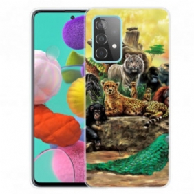 Hoesje voor Samsung Galaxy A32 Safari-dieren