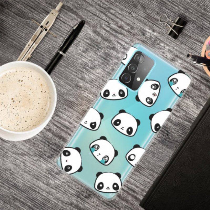 Hoesje voor Samsung Galaxy A32 Sentimentele Panda's