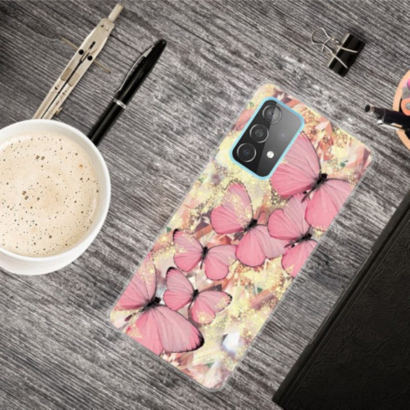 Hoesje voor Samsung Galaxy A32 Vlinders