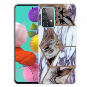 Hoesje voor Samsung Galaxy A32 Weiger Geometrisch Marmer