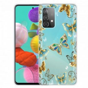 Telefoonhoesje voor Samsung Galaxy A32 Ontwerp Vlinders